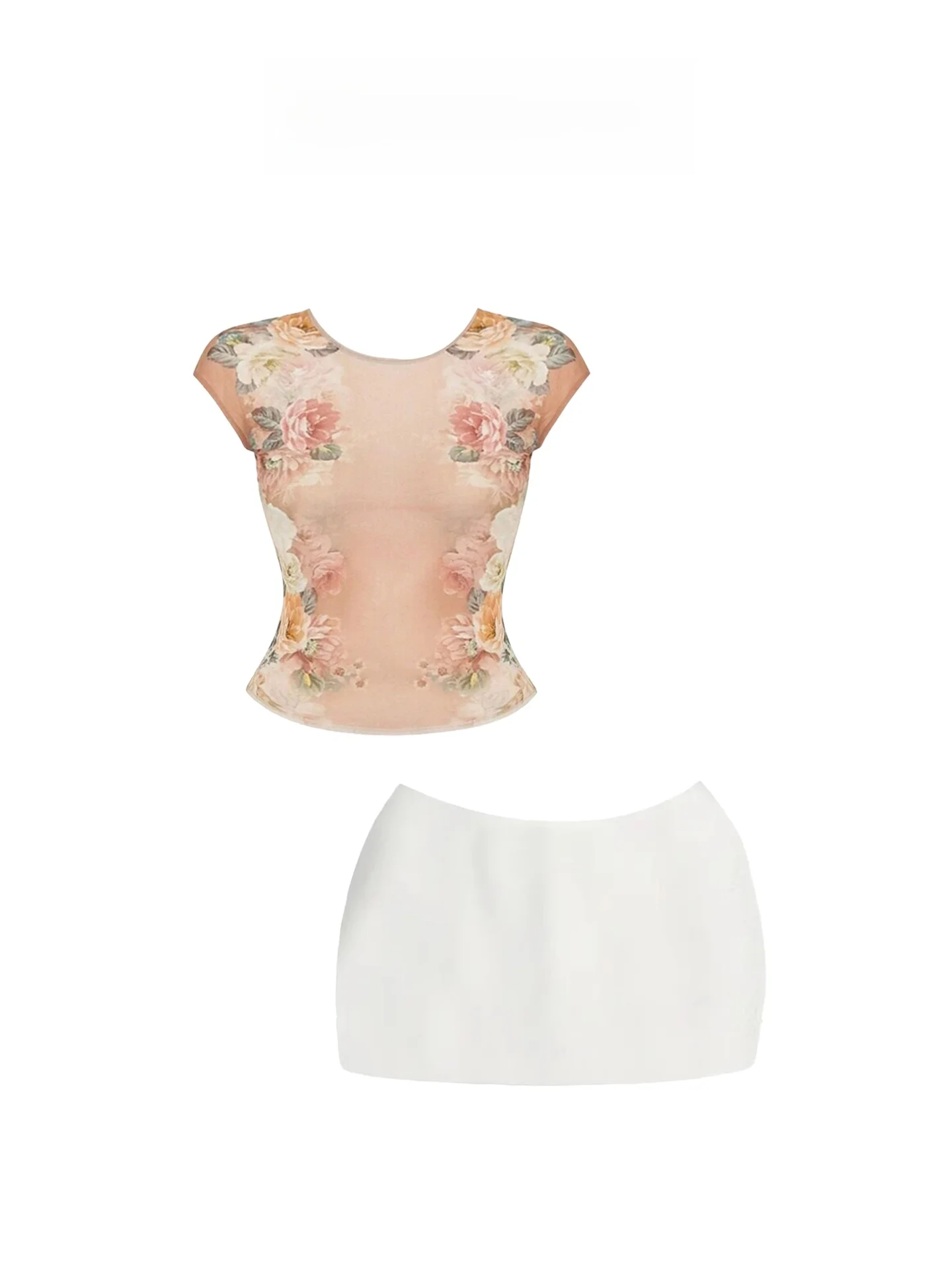 

HEZA Retro Sexy Spicy Girl Print Svel Top Women Summer Elegance f Skirt Set Faionable plus Size Commute Sle