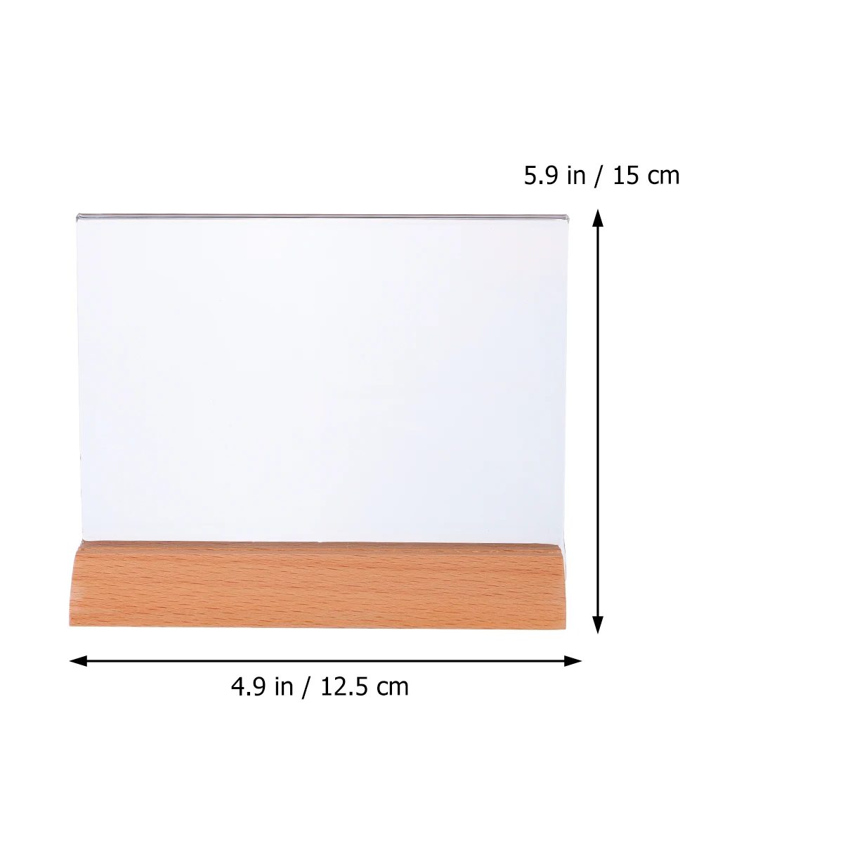 

Acrylic Display Stand Clear Sign Holder Table Menu Holders Letter Placecard Advertising Promotion Supermarket Shop Store Easy