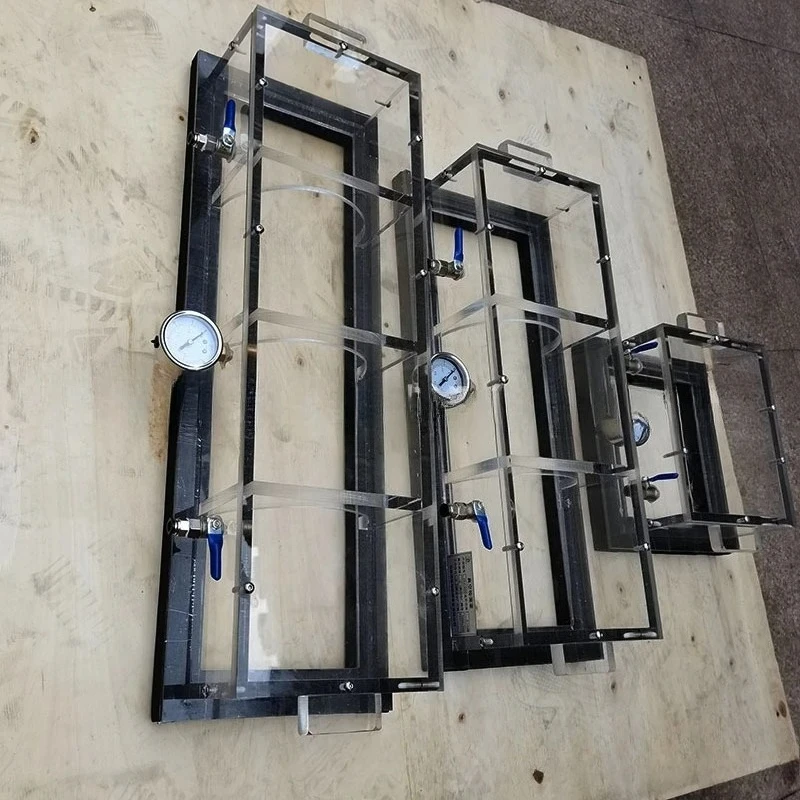 Plate weld vacuum inspection, airtight vacuum leak picking cover, vacuum cover, civil engineering sealing tester
