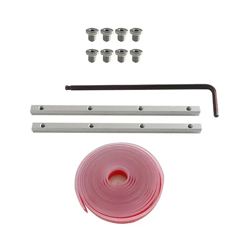 Track Saw Guide Rail Connector Aluminum Guide Rail As Picture Guide Rail Connector 1Pair Clamps Guide Rail Connector
