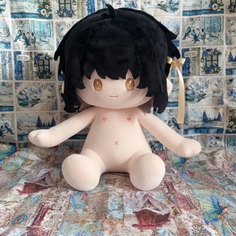 40cm Anime Game Wuthering Waves Rover Kawaii Cosplay Soft Cotton Doll Body Cartoon DIY Sitting Postures Toy Figures Fans Gifts