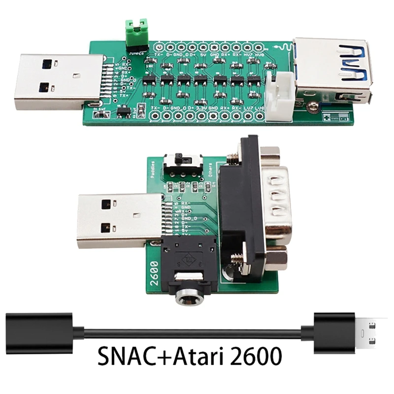 USB 3.0 SNAC Adapter+Atari 2600 For Mister Game Controller Conveter Kit For De10nano Mister FPGA Mister IO Board