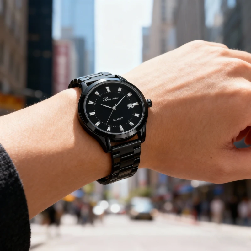 

Fashion Men's Quartz Watches Business Classic Alloy Round Dial Watches for Man Elegant Mens Watches Clock Gift relogio masculino