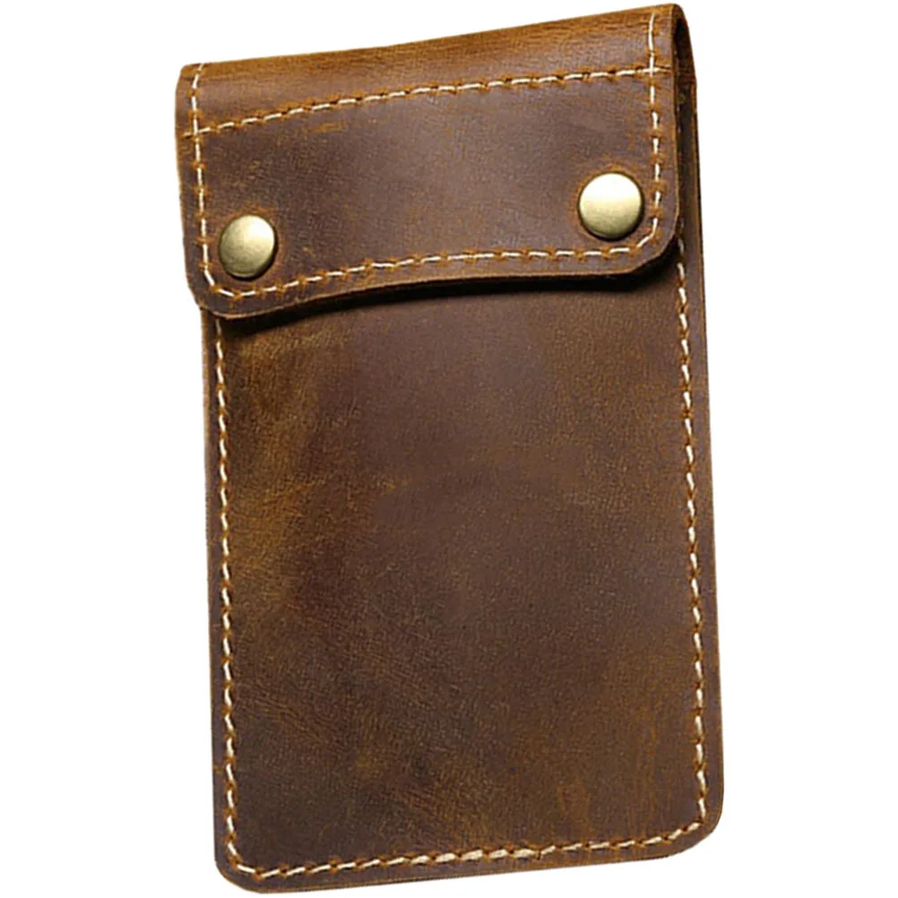 

Professional Watch Protective Bag Horsehide Material Compact Buckle Storage Travel Convenient Watch Organizer Sleeve Pouch