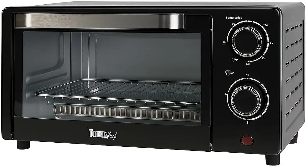 Kompakter Toasterofen für Kleine Küchen - Backen, Grillen, Toasten & Warmhalten mit Timer & Automatischer Abschaltfunktion