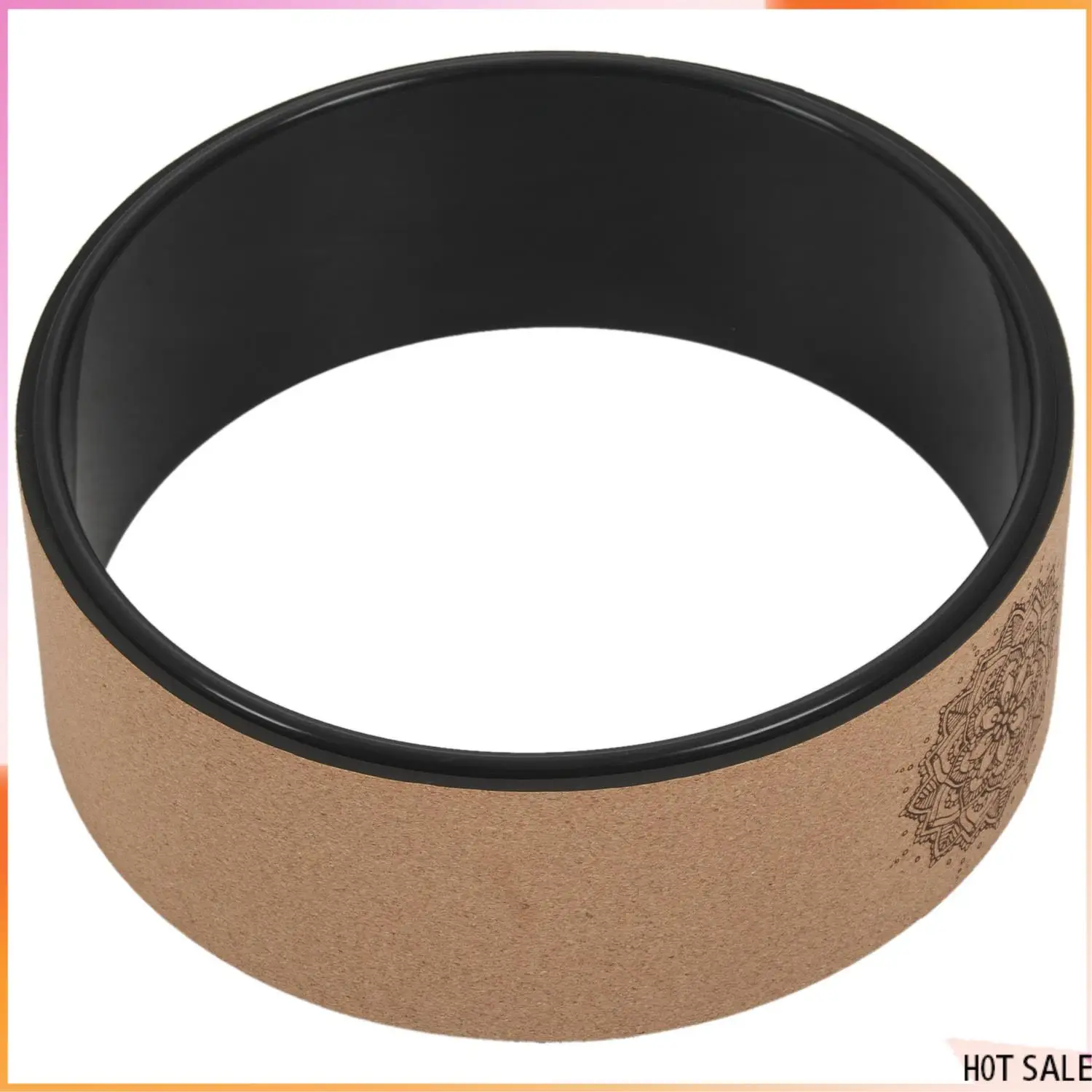 

B72A Wood Yoga Wheel Pilates And Buddha Lotus Professional Tpe Yoga Circle Gym Exercise Back Training Tool Bodybuilding Fitness