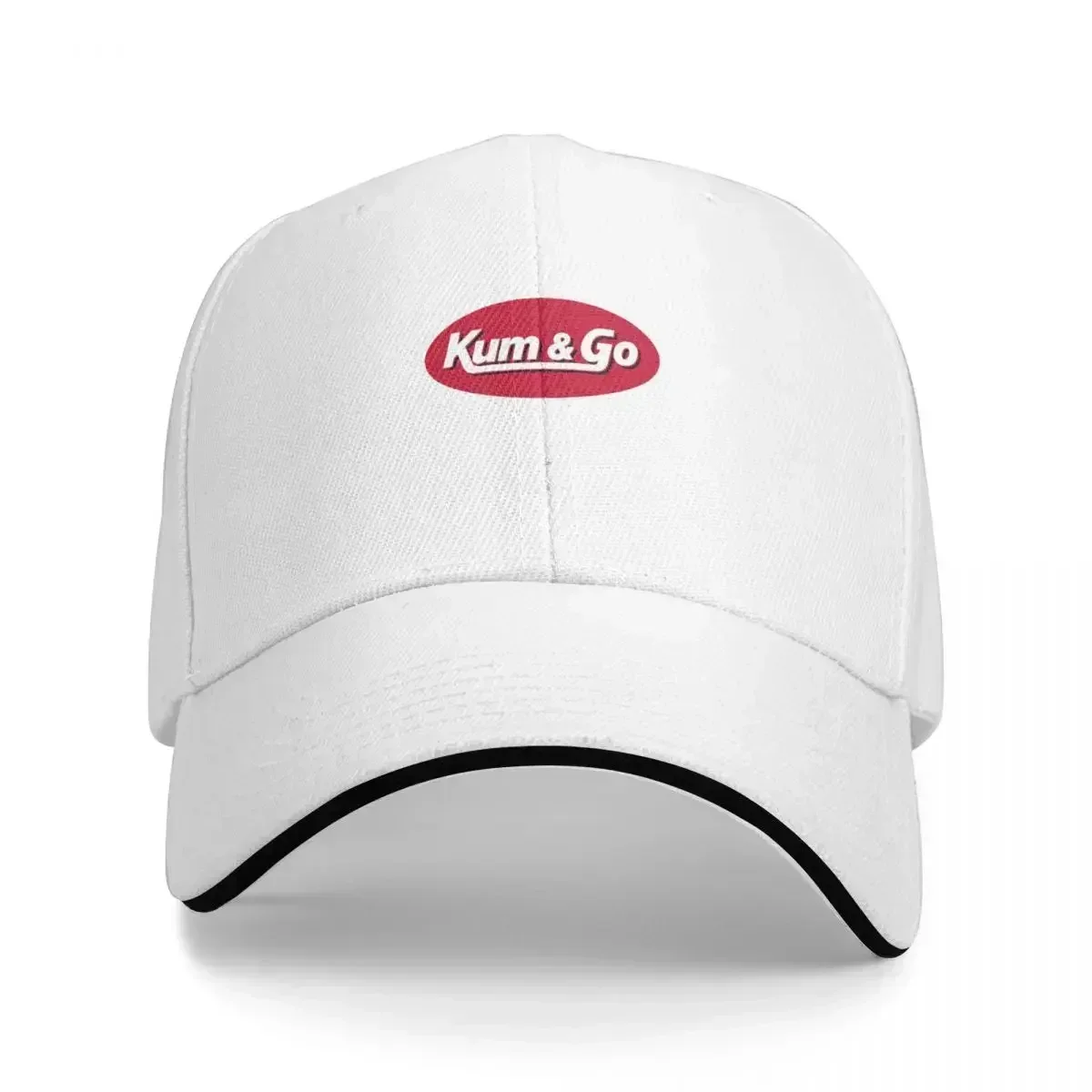 Kum-And-Go-Logo Essential Unisex Caps Outdoor Trucker Baseball Cap Snapback Breathable Hat Customizable Polychromatic Hats