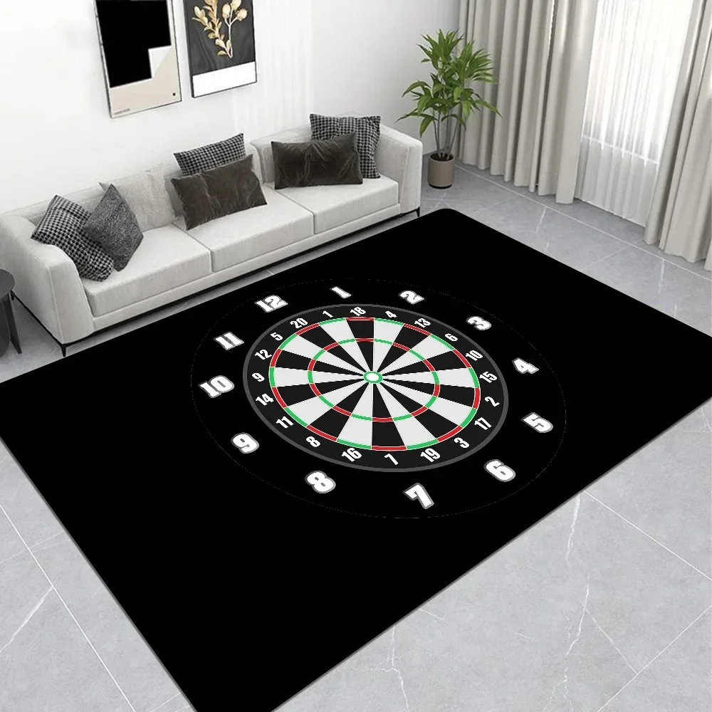 Dart Board Arrow Carpet Fashion Game Room Floor Mat Soft Bedroom Floor House Laundry Room Area Rug Anti-skid Household Carpets