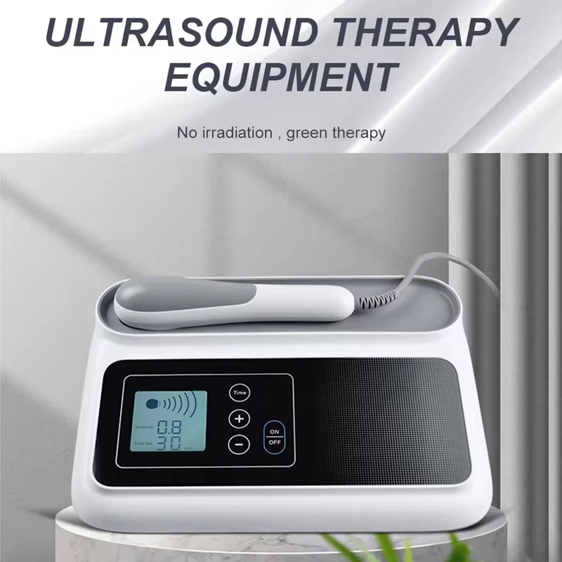 Mesin Terapi Ultrasonik untuk Menghilangkan Rasa Sakit Sendi Otot Pijat Tanpa Obat Ultrasound 1MHz Perangkat Fisioterapi Tampilan Layar TT