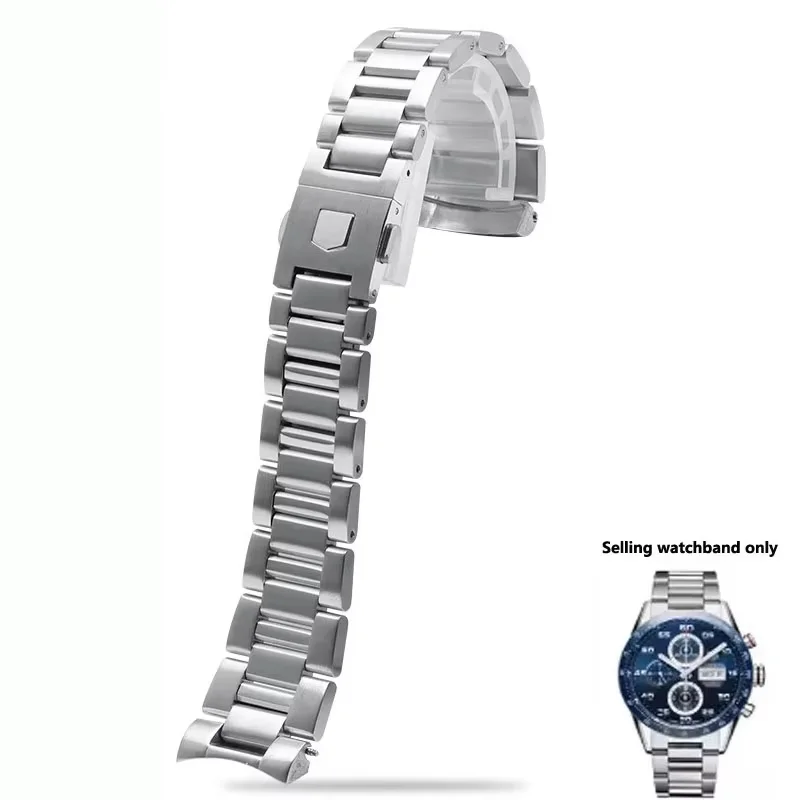 

Solid Stainless Steel Watch Band For Tag for Heuer Carrera CBN2A1D Competitive Potential WAY201S Series 22mm men Watch Strap