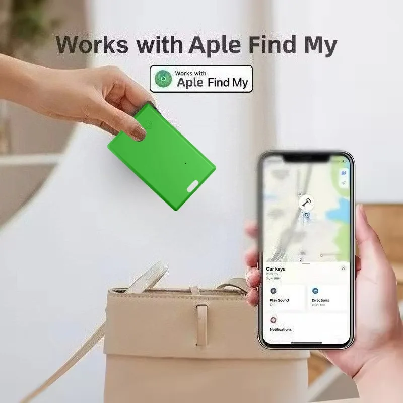 Wallet Anti-lost Card Location Tracking Bluetooth Smart Tag with iPhone Find My Tracker Device Ultra-thin Card Wireless - Image 5