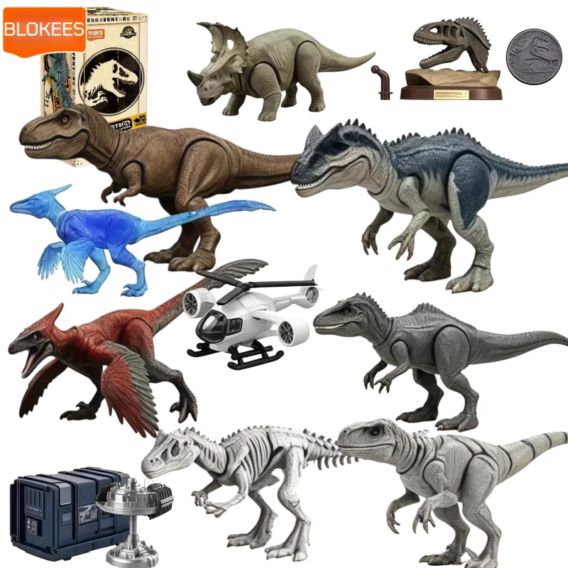 Blokees Jurassic World Series 4 Surprise Version Dinosaur Building Blocks Educational Toys 4th Nature Collection Assembly Model