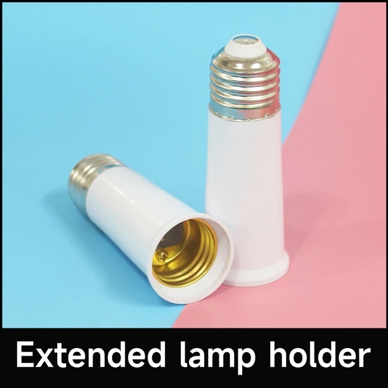 E27 to E27 LampHolder Adapter Light Bulb Extender Socket for LED Bulb Lighting