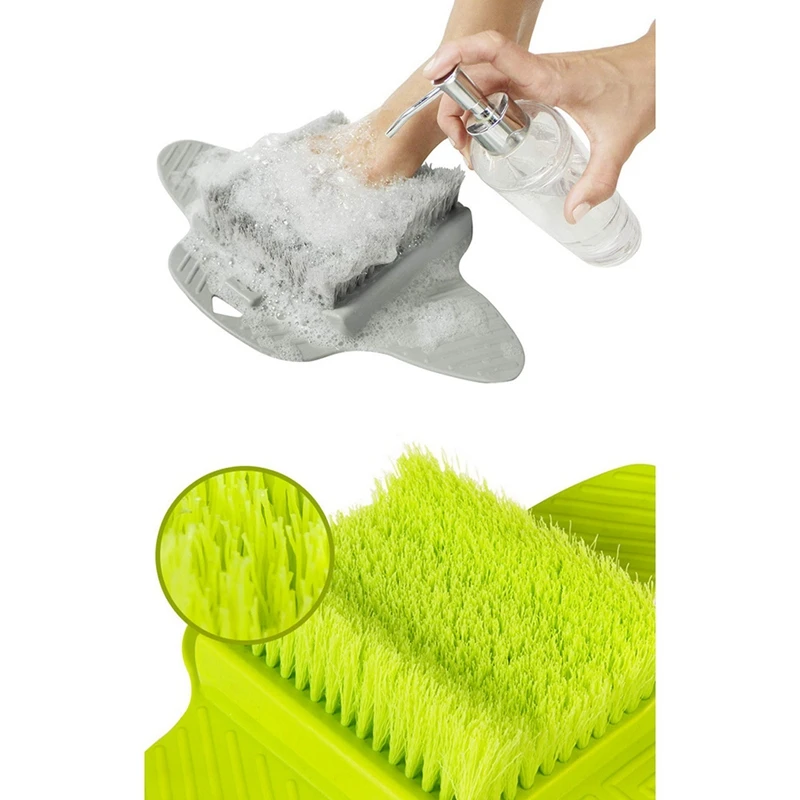 Foot Scrubbing Brush Suspended Foot Grinder With Suction Cup Foot Massage Brush Exfoliating Foot Scrubbing Artifact