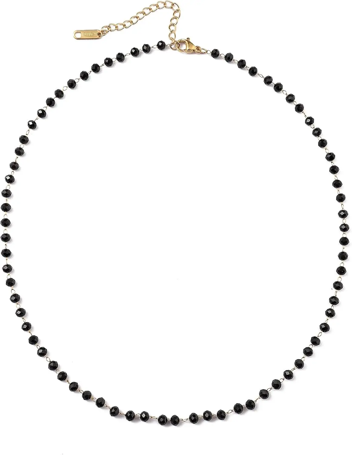 

Изящные золотые колье-чокеры для женщин с бусинами, покрытые 18-каратным золотом