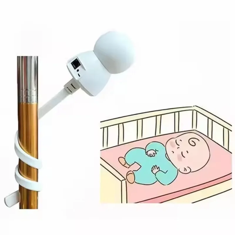 Flexible No Punching Universal Desktop Tube Tree Bundle Installation Hose Wrap Bracket Support Bar Baby Camera Monitor Bracket