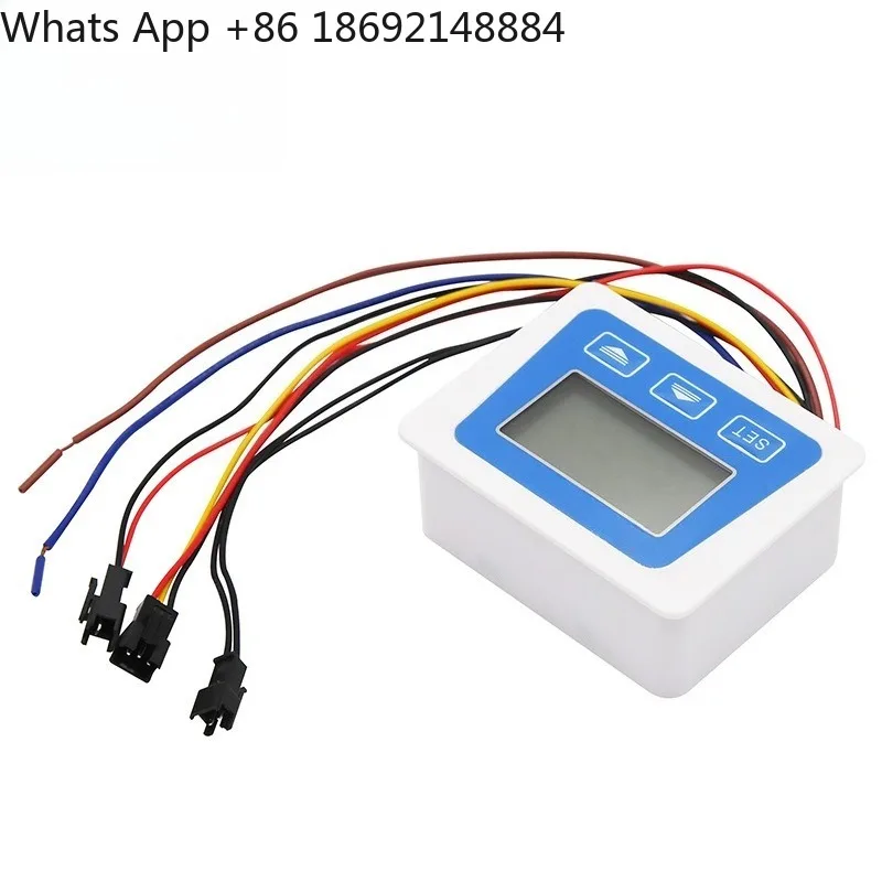Intelligent digital display water flow switch controller, display flow instantaneous flow temperature, output switch signal