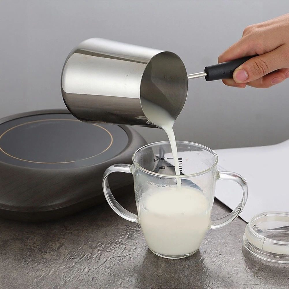 1pc Milk Butter Warmer Pot Stainless Steel Thickened Complementary Food Pot Small Frying Pot 3 Size Available