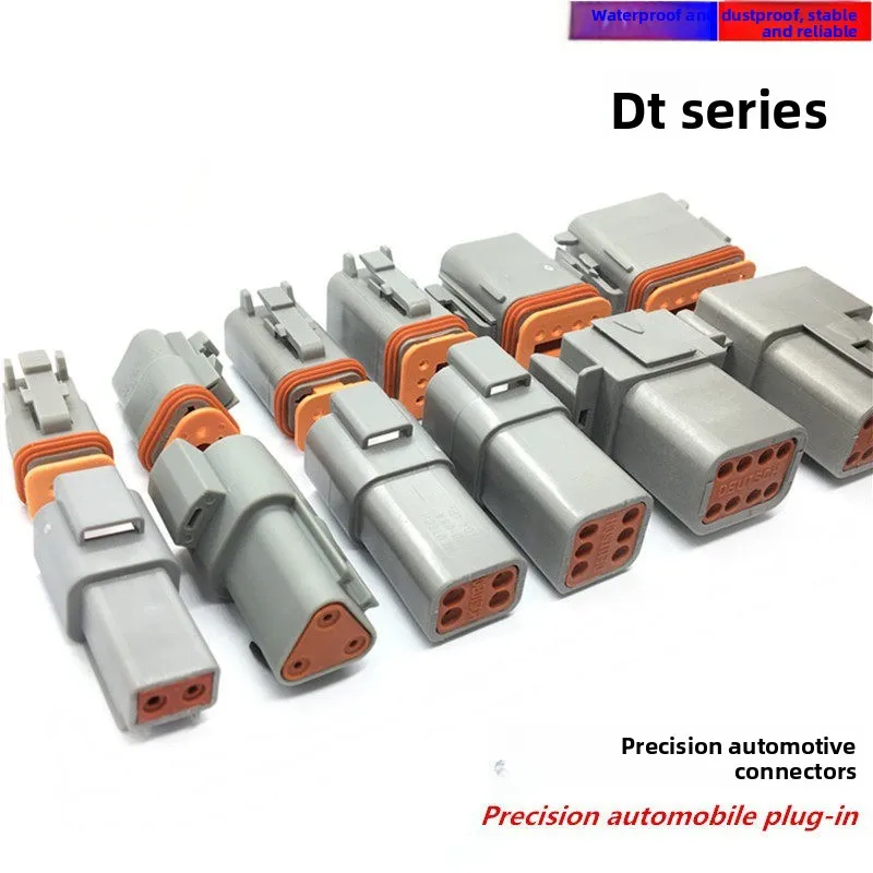 5/10/20 Sets DT DTM/DTP/DT15/DT13 Deutsch Waterproof Wire Automotive Connector Kit DT06-2S DT04-2P Sealed Plug and Socket