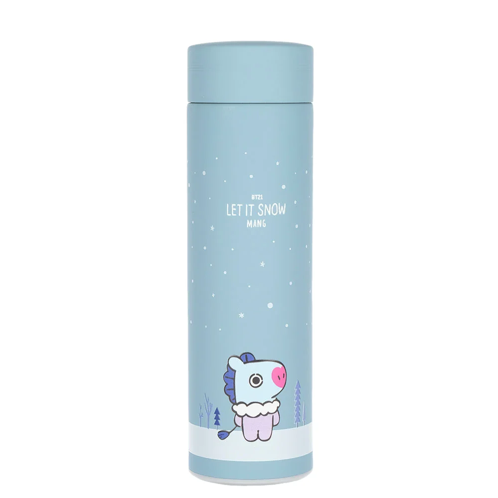 Bt21Ed Kawaii Anime Rj Chimmy 304 Cangkir Vakum Baja Tahan Karat Lucu Kartun Cooky Shooky Mang 500Ml Cangkir Air