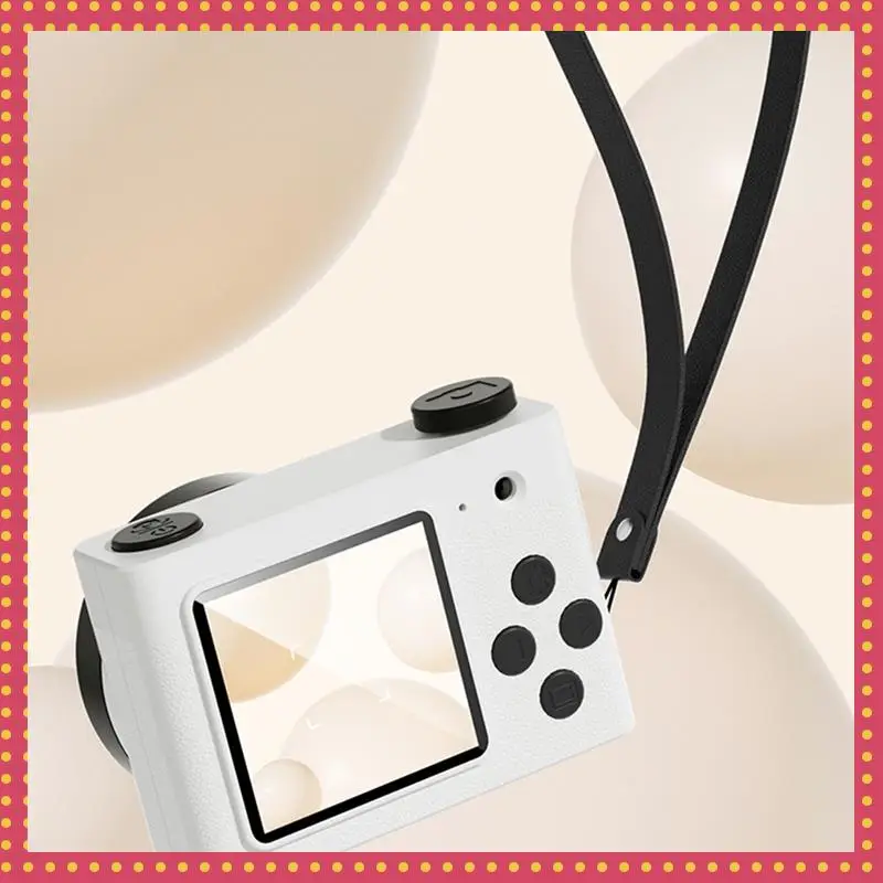 

B74A A5 Small Digital Camera Mini Video Cam Dual Camera Mini Digtal Camera Withips Screen Retro Kids Camcorder Black