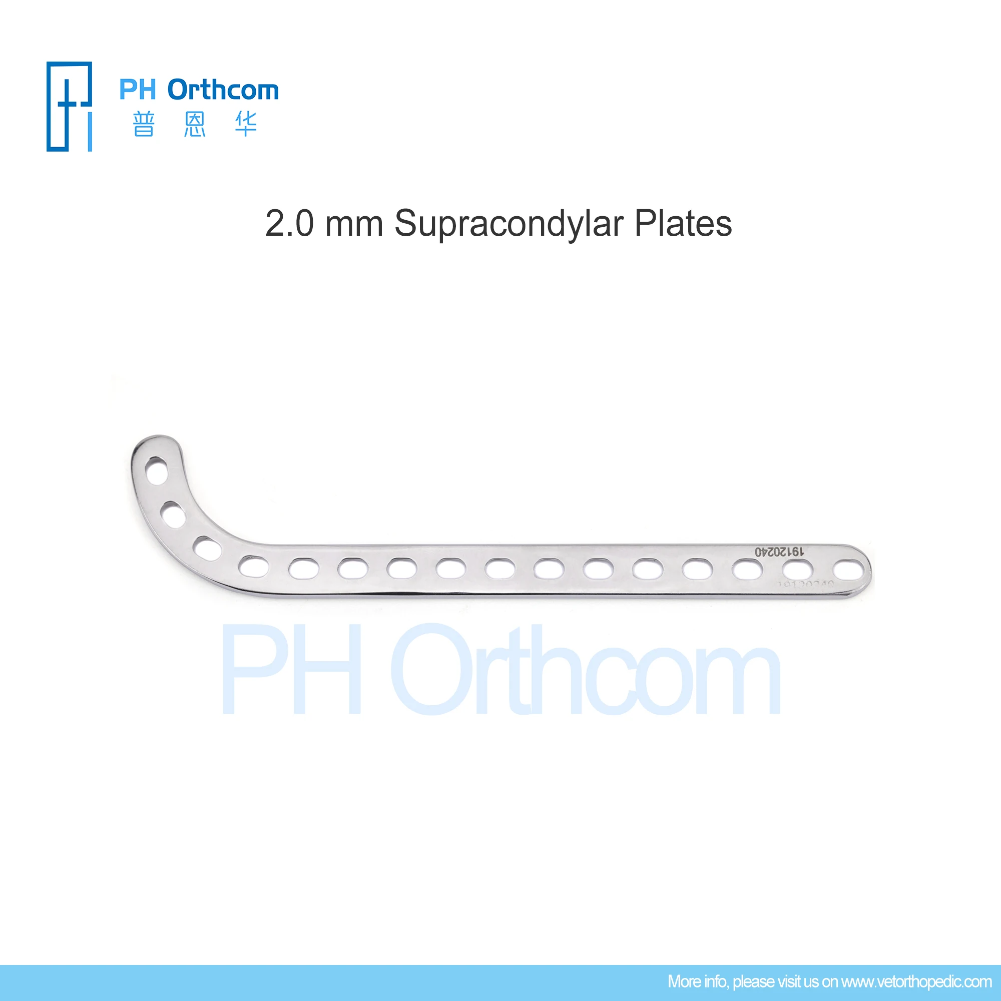 Imagem -06 - Placa Supracondilar Cirúrgica Instrumentos Cirúrgicos Ortopédicos Suprimentos Médicos 2.0 mm Aço Inoxidável 304 Veterinário Animais de Estimação