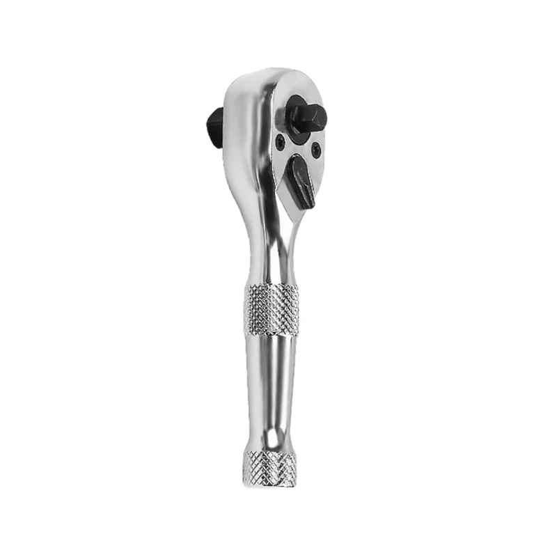 1/4 Inch Ratchet, Double Ended Ratchet Mini Ratchet Wrench, Socket Wrench, 72 Tooth Quick Release Dropship