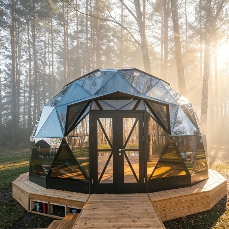 Domo Burbuja para Exteriores, Tienda de Glamping de Lujo para Resorts, Camping, Observación de Estrellas, Alojamiento Personalizable