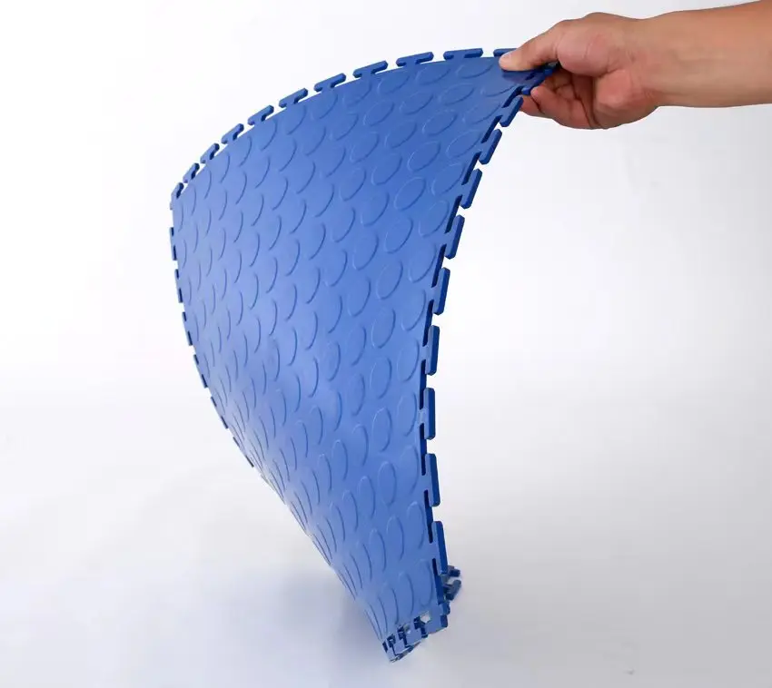 Pvc Garage Floor Tile Interlocking Plastic Garage Floor Mat for Heavy Duty Warehouse Workshop Manufacturer From China