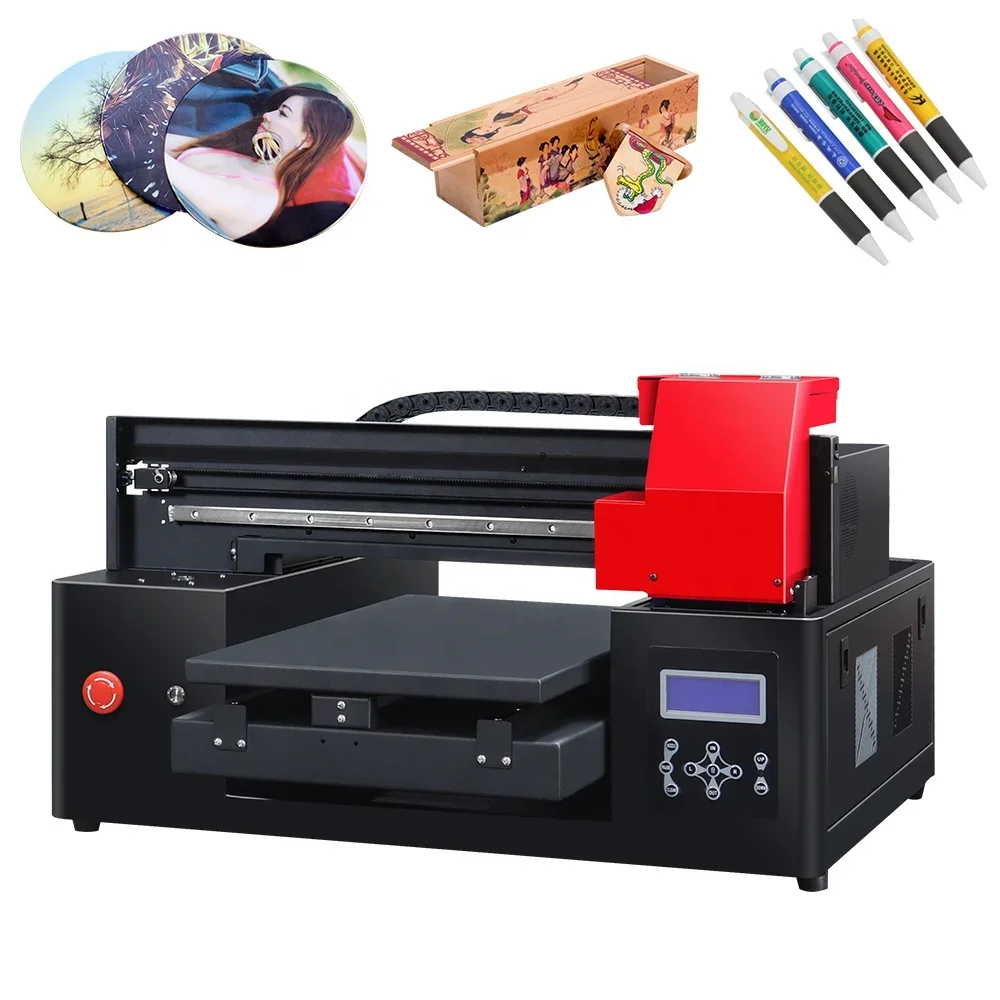 Factory Price A3 3250 Inkjet UV Flatbed Printer For Pen Golf Ball Pvc Card Printing Shop Machines UV Printer For Small Business