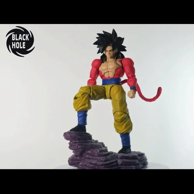 デーモニカルフィット 6インチ 1/6 ドラゴンボールZ SHF 超サイヤ人4 GT SSJ4 野生の力 孫悟空 アニメアクションフィギュア モデル玩具