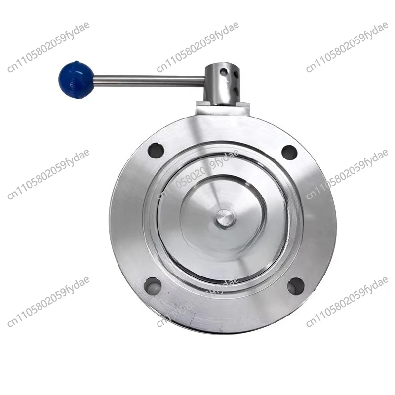 Manual High Vacuum 304 Stainless Steel  Negative Pressure  Wafer Flanged Carbon Steel Butterfly Valve