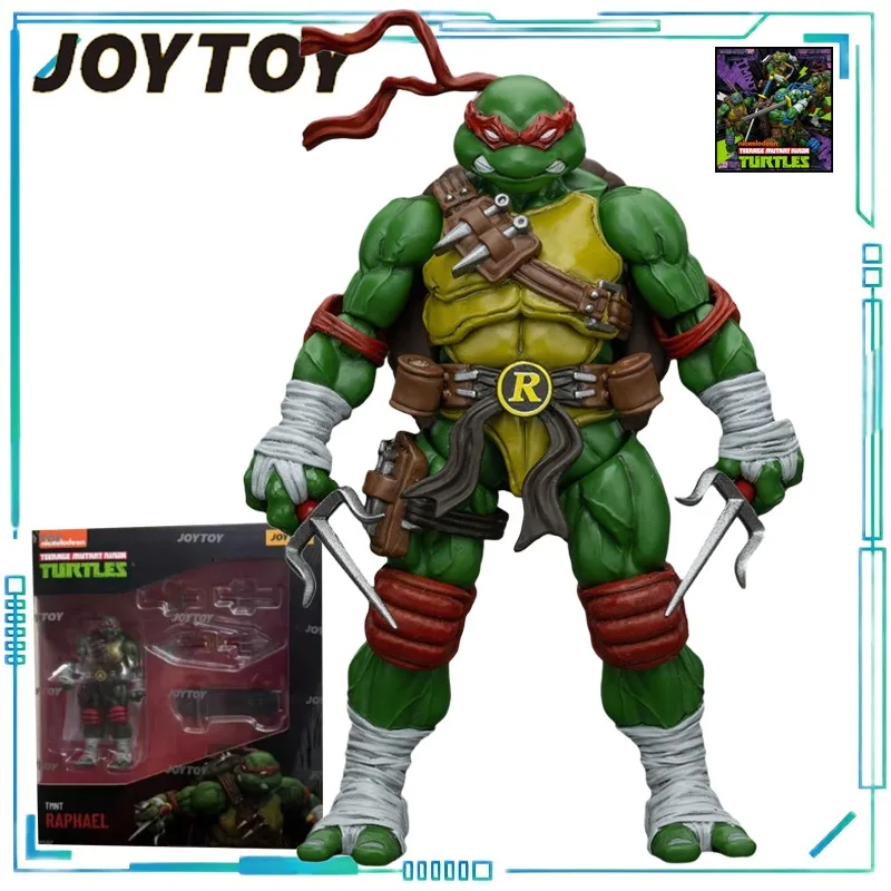 JOYTOY 正規品 JOYTOY X ニンジャタートルズシリーズ コンプリートニンジャタートルズ 4人セット 完成品 可動モデル ギフトコレクト