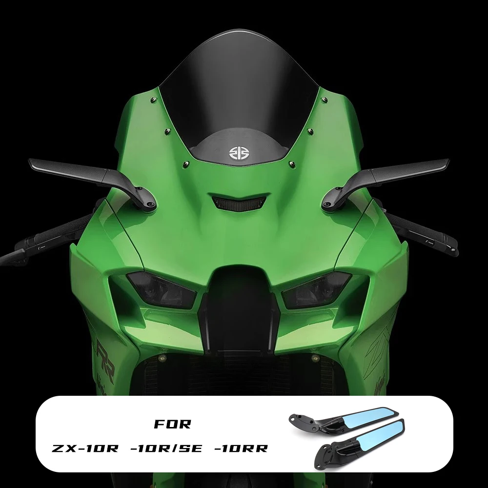

Motorcycle Adjustable Aluminum Rearview Mirrors Wind Wing Mirror For KAWASAKI Ninja ZX10R ZX-10R SE ZX10RR ZX-10RR ZX 10 R RR