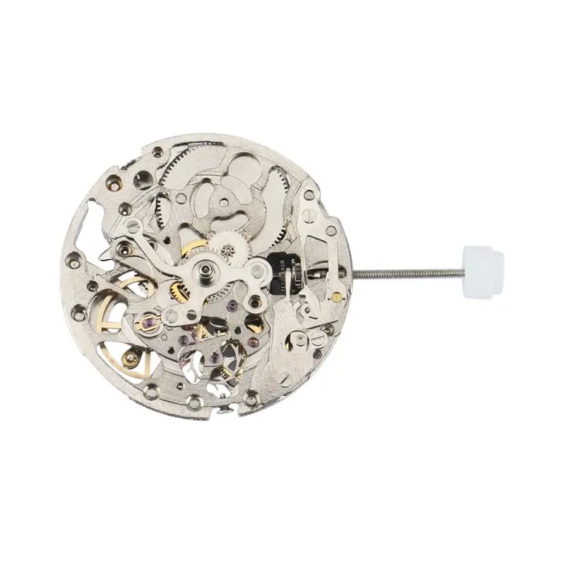A32HOT-2Pcs 25.6Mm 3-Hand Skeleton Self-Winding Automatic Mechanical Watch Movement For Miyota 8N24 Watch Accessories