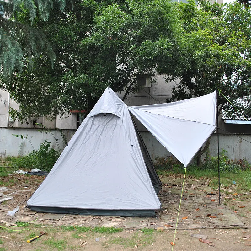 

Large Teepee Tent for Adults, Outdoor Camping Teepee, Big TP Tent, 2 Layers Including Poles, Waterproof PU4000