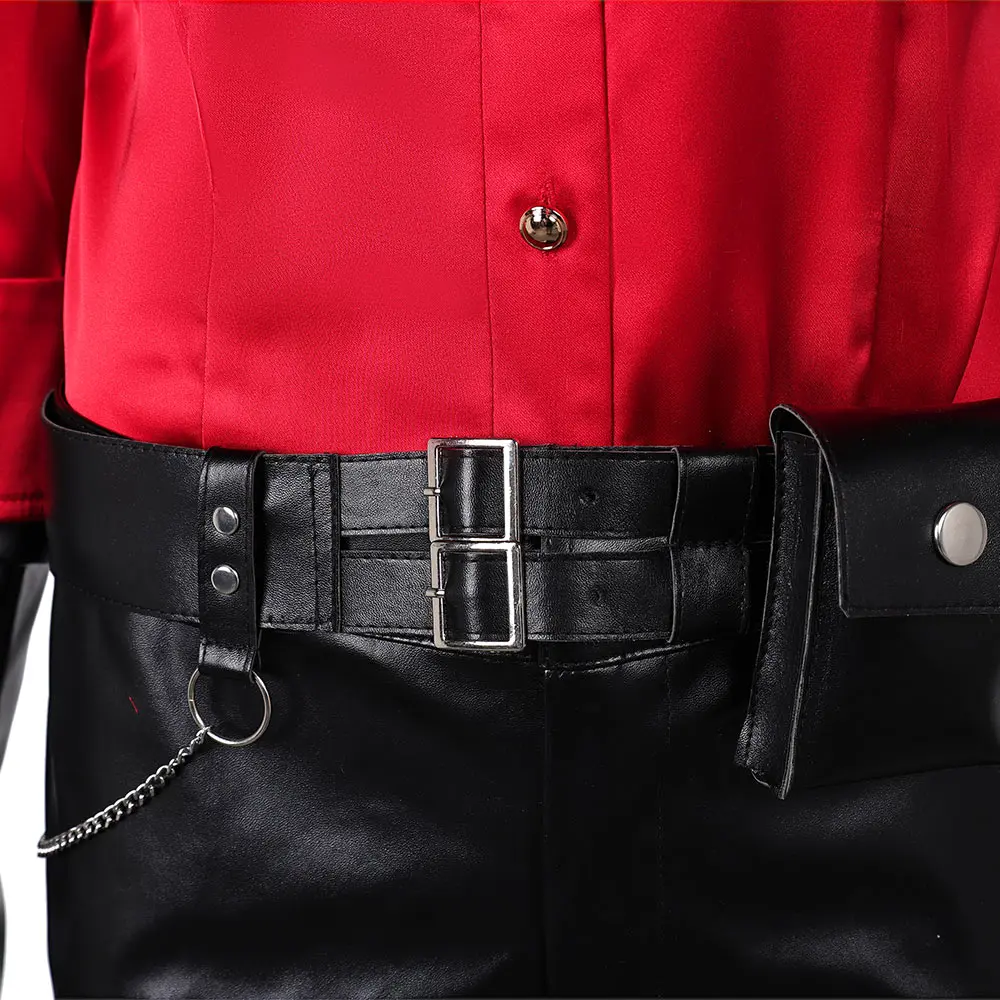 Evil 4 Ada Wong Resident Cosplay Wigs Costume Fantasia Disguise for Women Shirt Pants Belt Gloves Outfit Halloween Carnival Suit