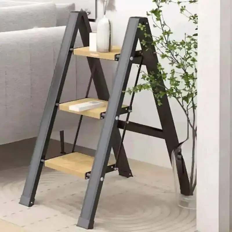 Ladder Kitchen Aluminum for Alloy Furniture Herringbone Thickened Home Folding Ladders Portable