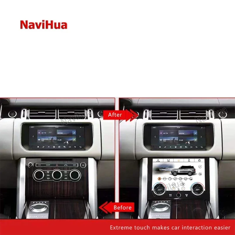 10 Inch GEN 2 For Land Rover Range Rover Vogue L405 2013-2017 Digital Climate AC Board Headunit Touch Screen AC Panel Multimedia