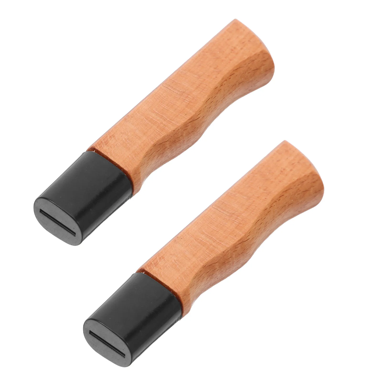2Pcs Wood Handle Kitchen Knife Replacement Ergonomic Non-Skid Cutter Grip Repair Tool for Knife Handle Material Scales view 5