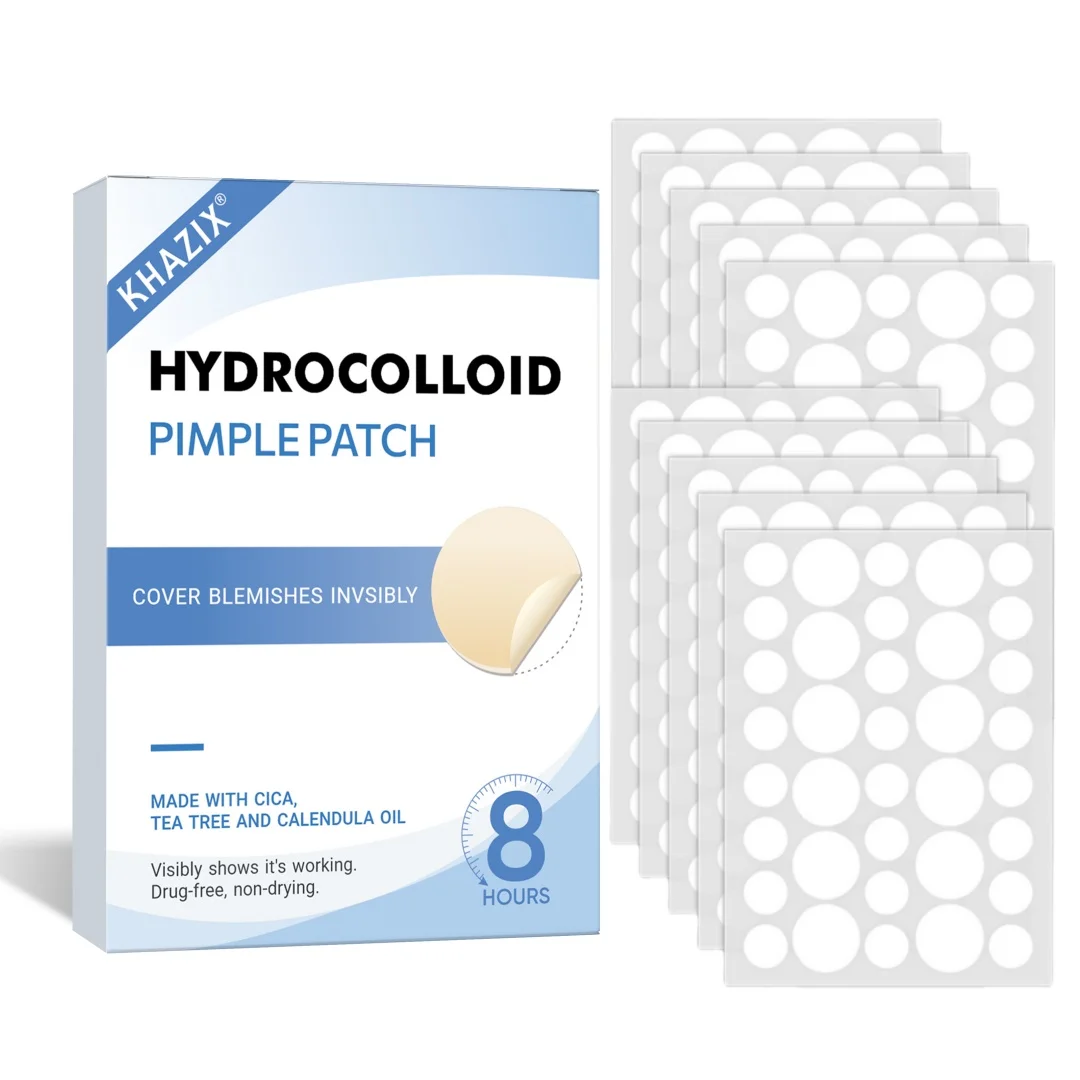 144/360pcs Clear Hydrocolloid Pimple Patches, Invisible Spot Stickers, Waterproof Face Care Dots, Gentle Daily Skin Care Patc