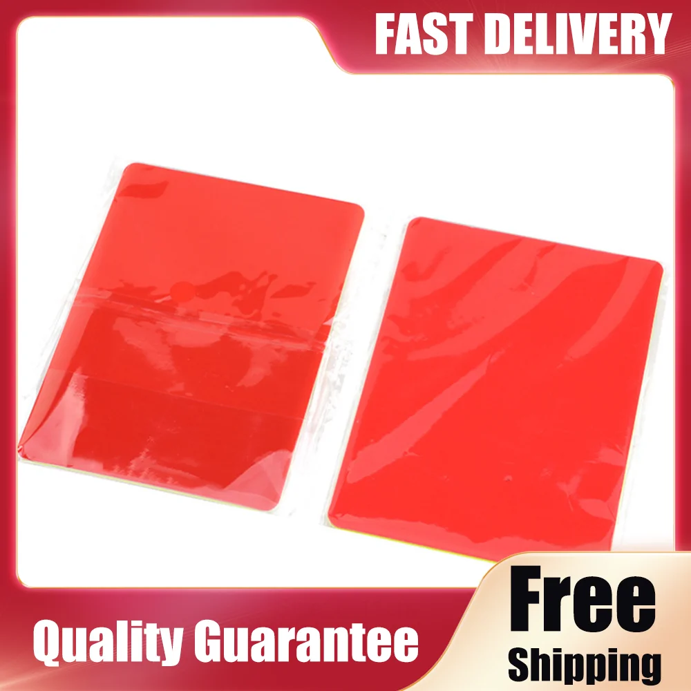 

Hot Sale Red Card Multi-function 3.2x4.3 inch Soccer Referee Red Yellow Cards for Football Match Training Referee