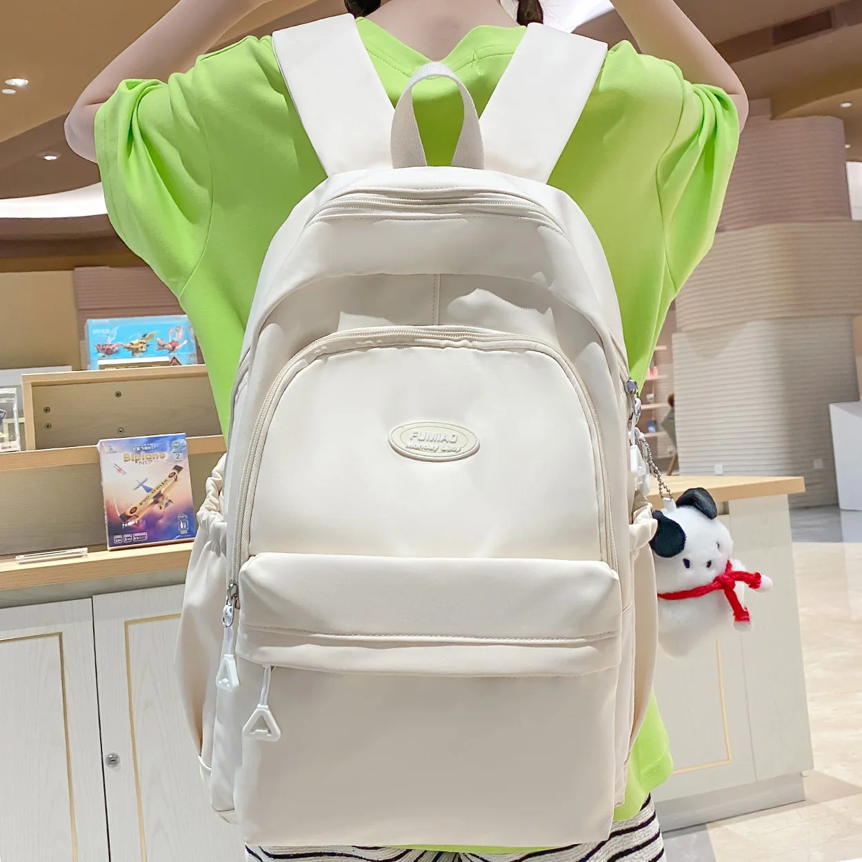 Women Red Lady Waterproof Cute Laptop New Book Bag Girl Kawaii Nylon School Backpack Fashion Female Travel College Backpack Cool