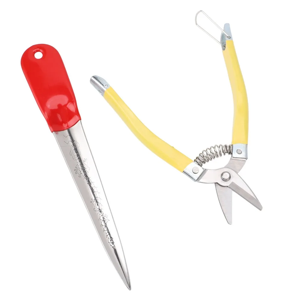 2Pcs Easy Use Stainless Steel Rattan Weaving Tool Dragon Pattern Practical Weaving Tool Durable Rattan Tool Hand Craft
