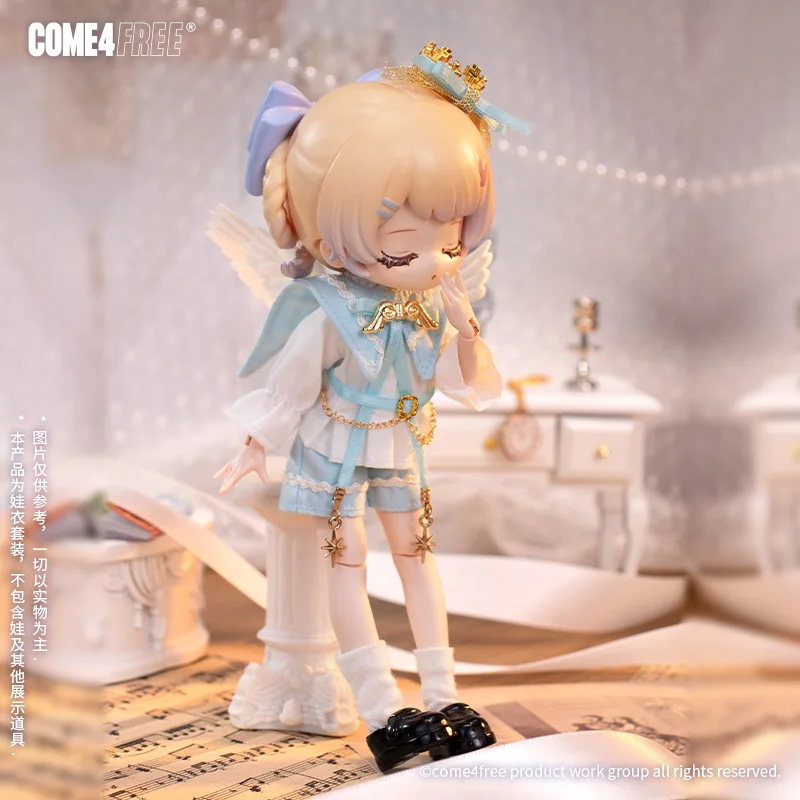 COME4FREE Fairy Tale Town Series Heavenly Kingdom Choir BJD Doll clothes OB11 Doll skirt dress Figure Ornament