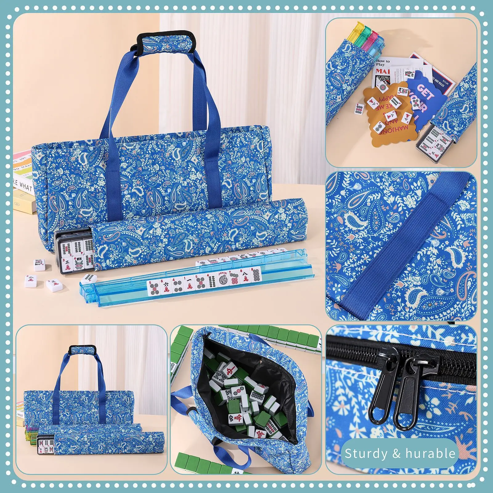 Modische neue multifunktionale Handtasche mit bedrucktem Design, tragbar, hoher ästhetischem Wert, großes Fassungsvermögen. – Detail 14