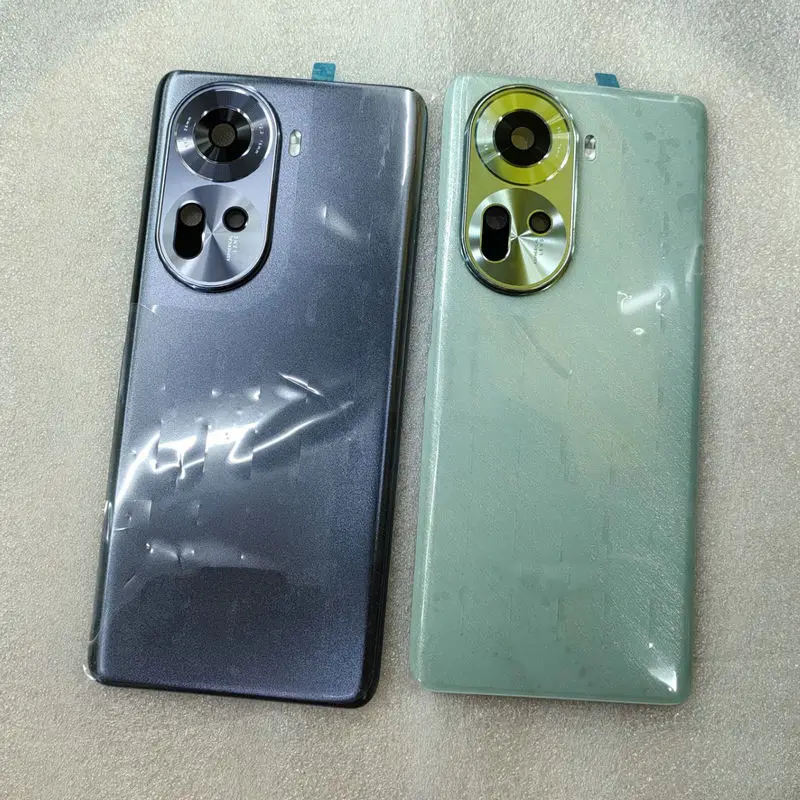 New back cover For Oppo Reno11 5G Battery Rear Case Housing Cover+Adhesive Sticker Battery Door Housing