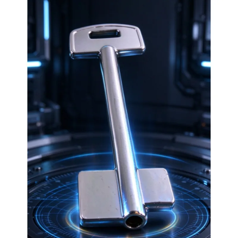 3pc Replacement Emergency Cross Key for Hotel Safe Box, Mechanical Backup Override Key for Safe Lock Cylinder