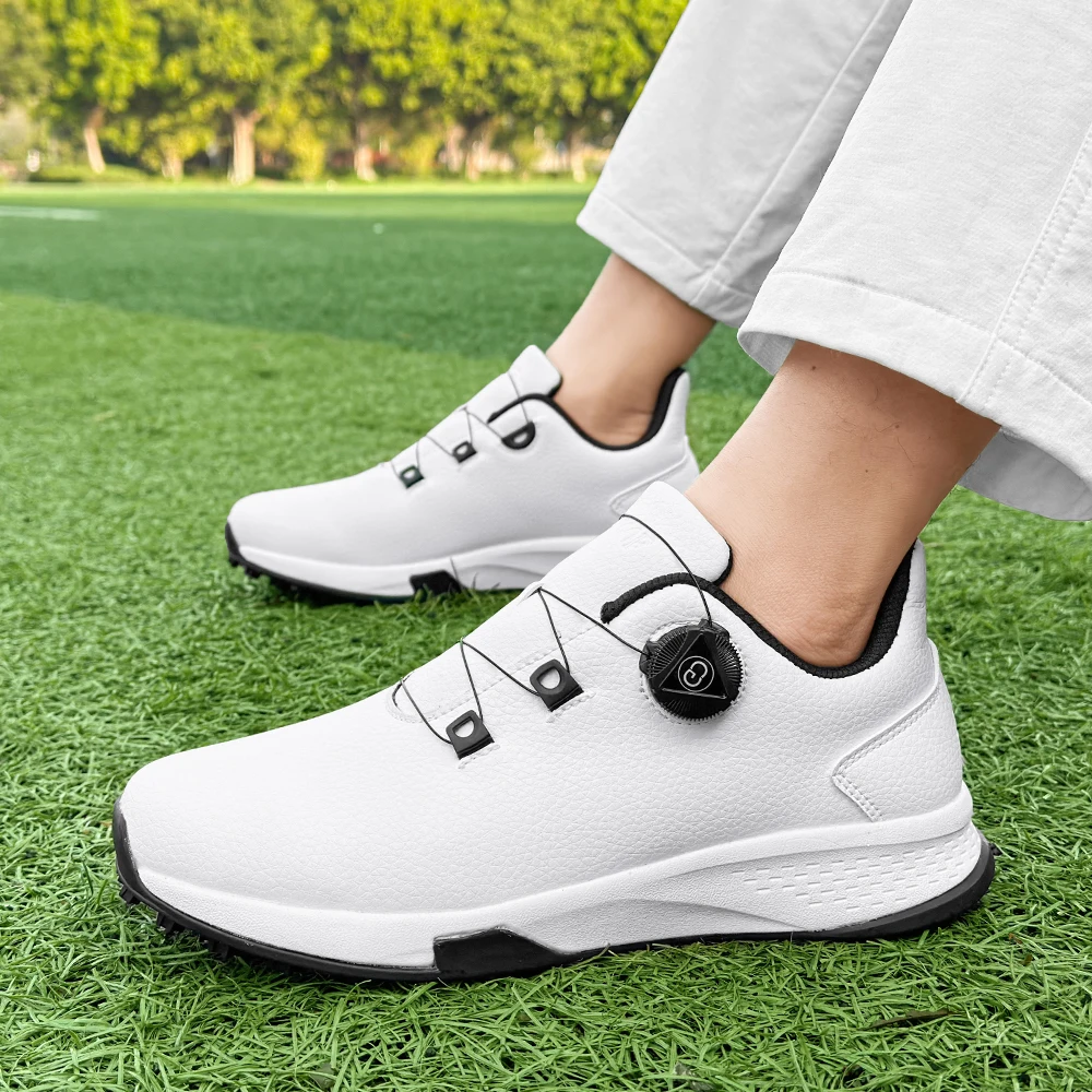 

Men Golf Shoes Training Turf Sneakers Grass Golfing Shoes Golfer Sport Sneakers Outdoor Women Professional Comfortable Walking