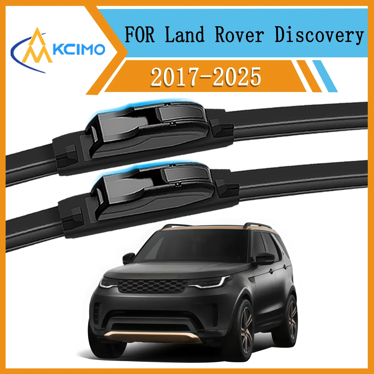 

Direct Replacement Wiper Blades For Land Rover Discovery 5 L462 2017-2025 All-Season Streak-Free Front Windshield Wipers Set